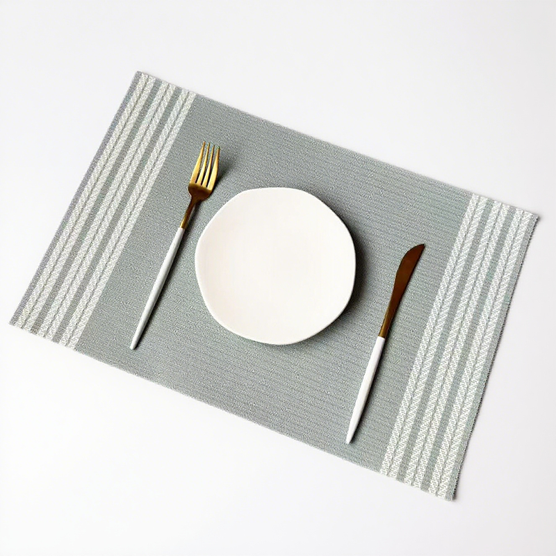 Durable PVC Placemats Non Slip Customizable for Home Outdoor Office Dining Tables HLPLA1001